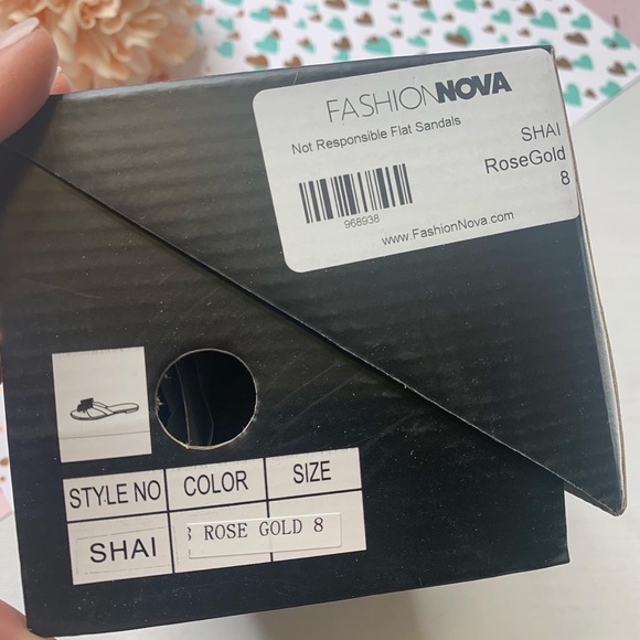 Fashion Nova’ Not Responsible Flat Sandals - Picture 7 of 12